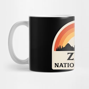 Zion National Park Retro Mug